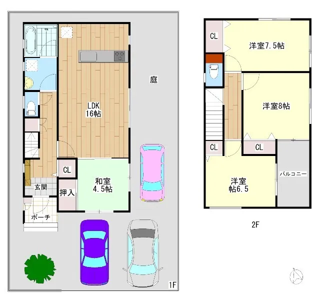 糸満市潮崎町の売買一戸建て 間取り図